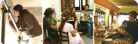 学校の授業の様子